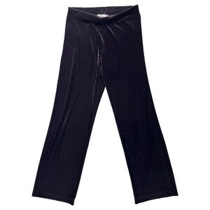 Vintage Oscar de la Renta Chocolate Brown Velour Pants